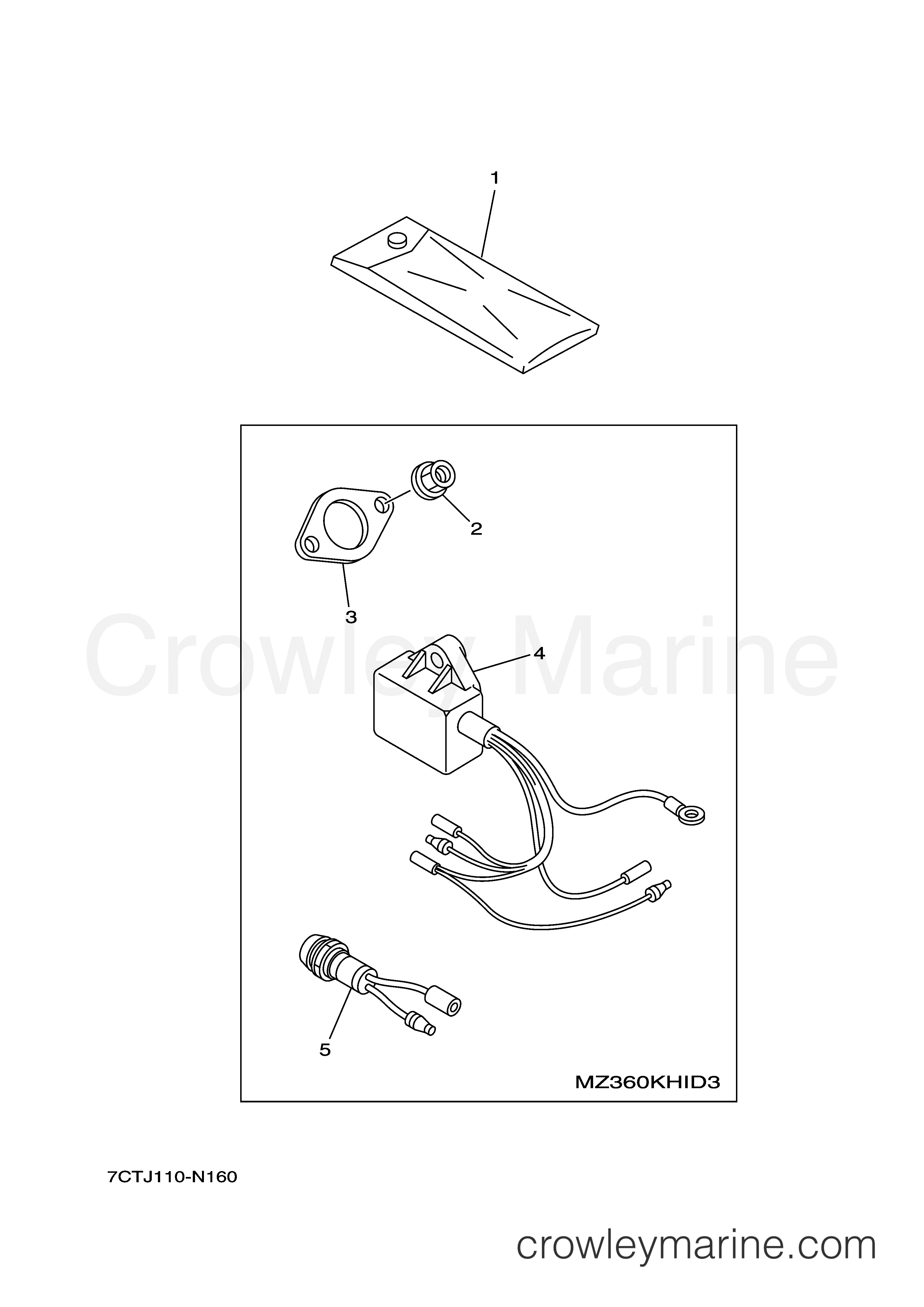 Yamaha Motors MZ360KHID3 - BODY FITTING