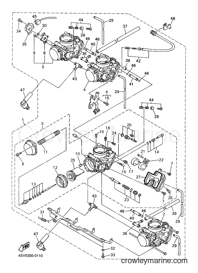 2000 Sport Bike YZF1000R - YZF1000R (4SV5) [070] - CARBURETOR