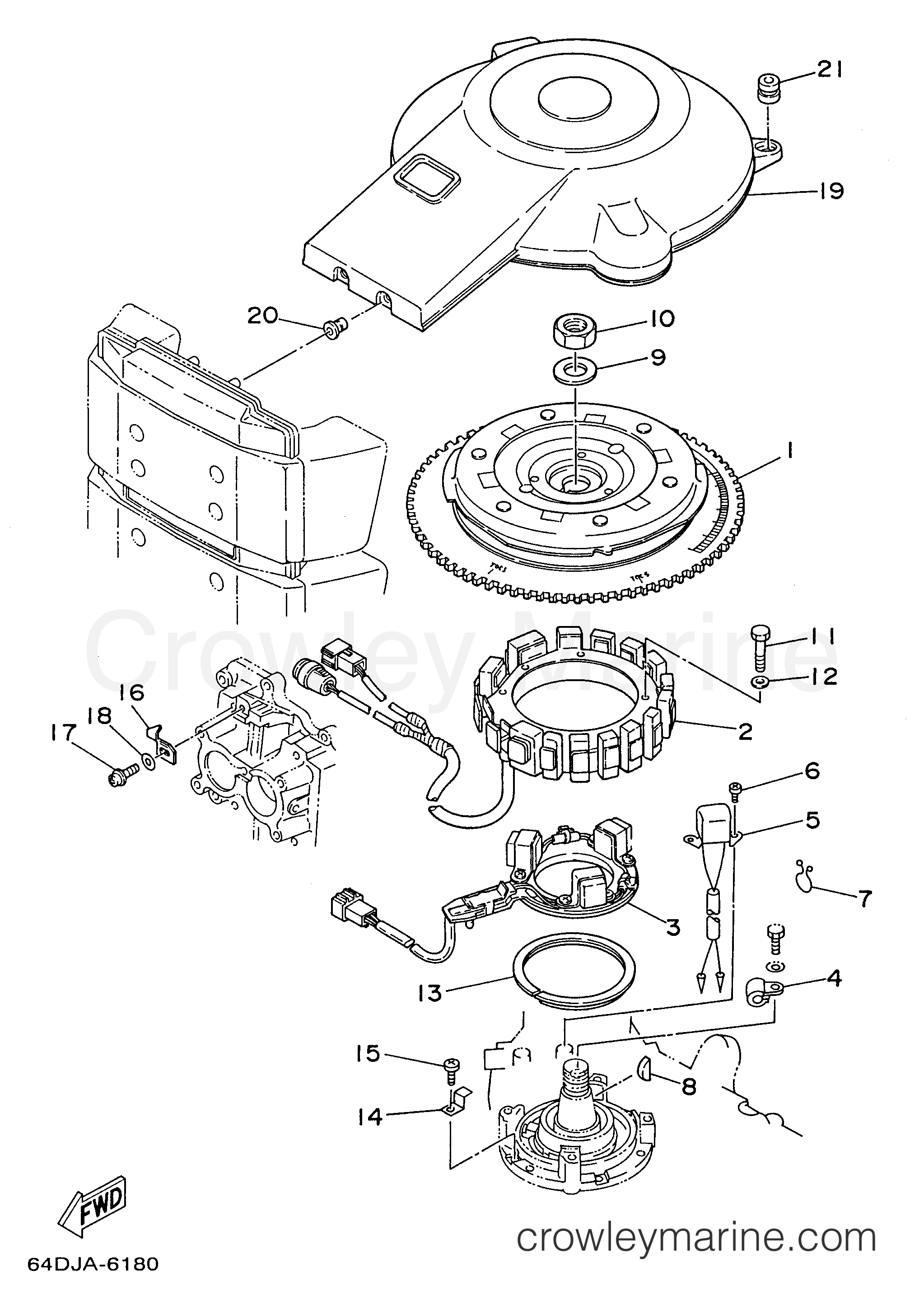 GENERATOR 1997 Outboard 150hp S150TXRV Crowley Marine