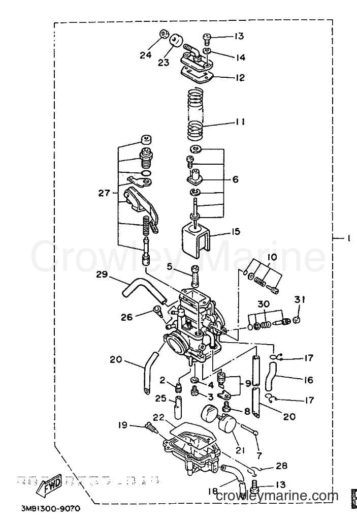 Yamaha Motors DT125R (3PY1) [999] - CARBURETOR