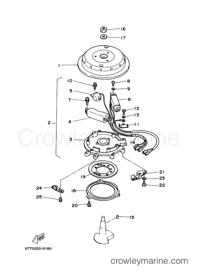 Yamaha Motors E8D (677) [030] - GENERATOR