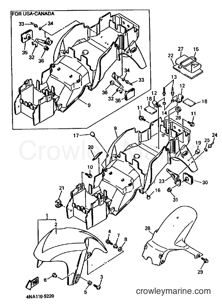 Yamaha Motors YZF600R (4NE1) [010] - FENDER