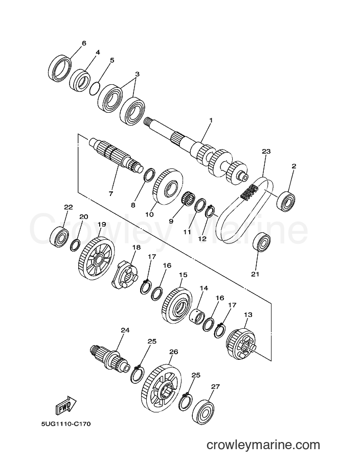 2004 ATV YXR660F - YXR660F (5UG2) [990] - TRANSMISSION