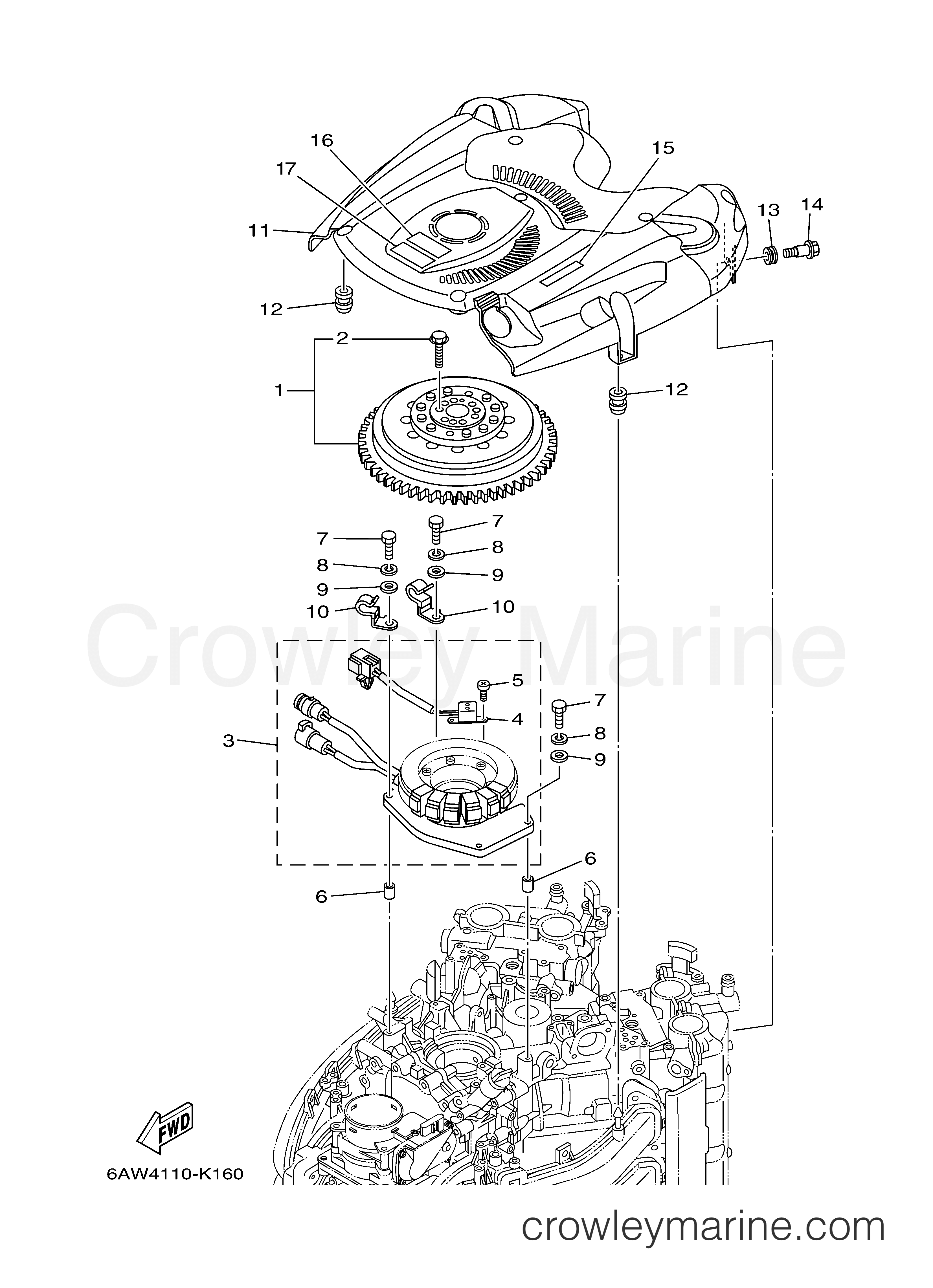 Yamaha Motors F350AET1X - GENERATOR