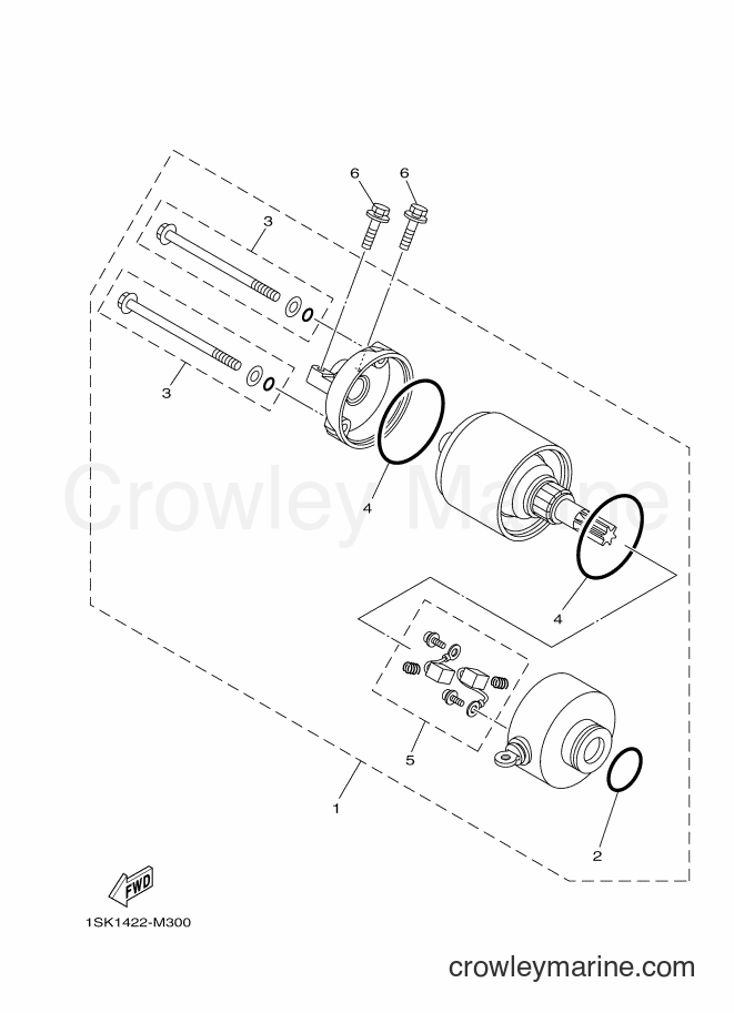 2014 Scooter AL125FC - AL125FC (1SK2) [010] - STARTING MOTOR