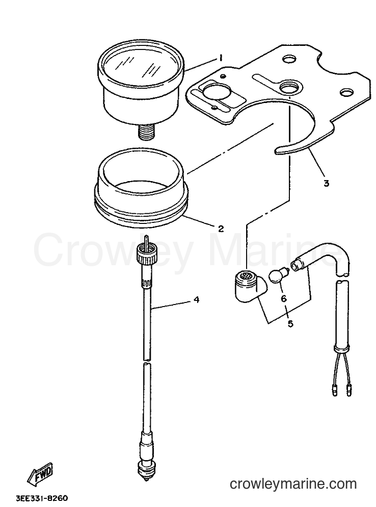 1988 Scooter FS1 - FS1 (3EE1) [999] - METER