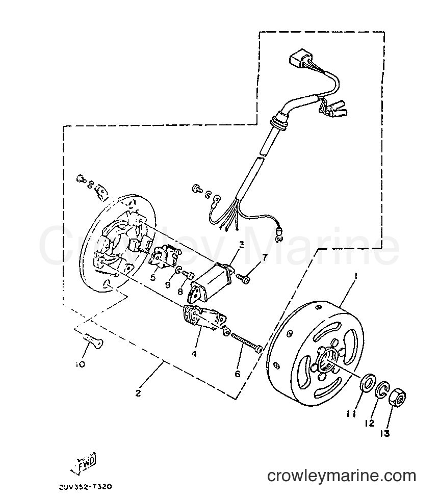 1987 Scooter TZR75 - TZR75 (2UV) [999] - GENERADOR