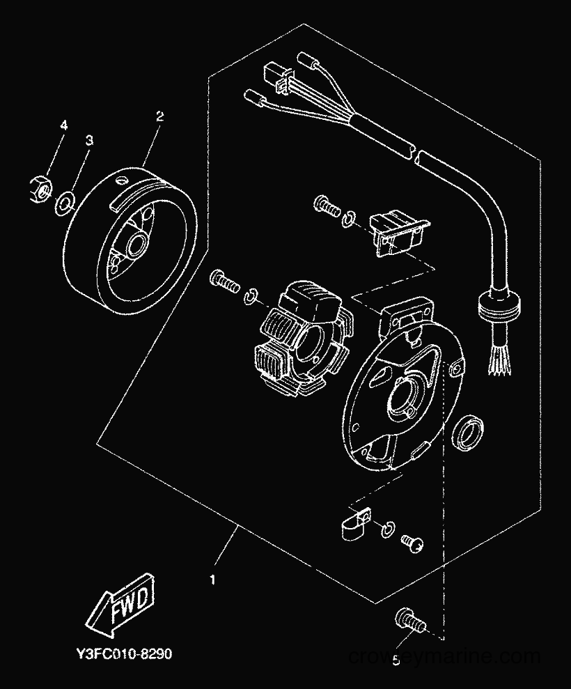 Yamaha Motors CW50RS (5FXF) [010] - GENERATOR