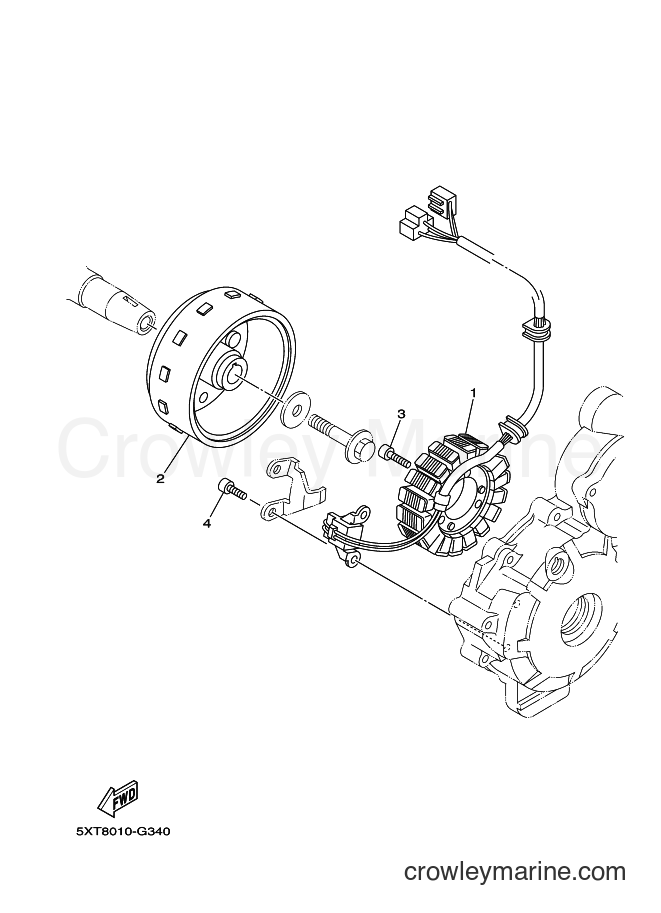 2012 Dirt Bike XT250 - XT250 (3C5Y) [010] - GENERATOR