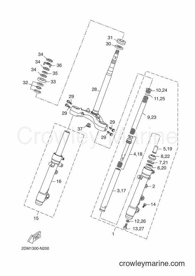 Yamaha Motors YP125RA (2DMC) [020] - STEERING