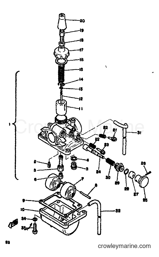 1978 Scooter LB80 - LB80 (1F5) [999] - CARBURETOR
