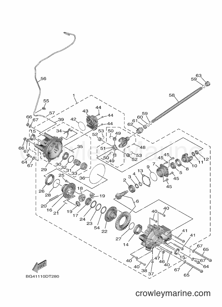 Yamaha Motors YXF850E (BG4E) [010] - FRONT DIFFERENTIAL
