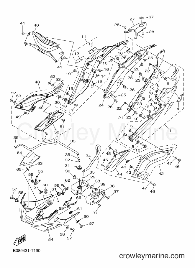 Yamaha Motors MTN320-A (B089) [010] - SIDE COVER
