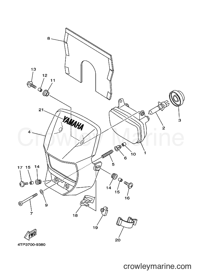 1999 Dirt Bike DT230 - DT230 (4TP3) [010] - HEADLIGHT