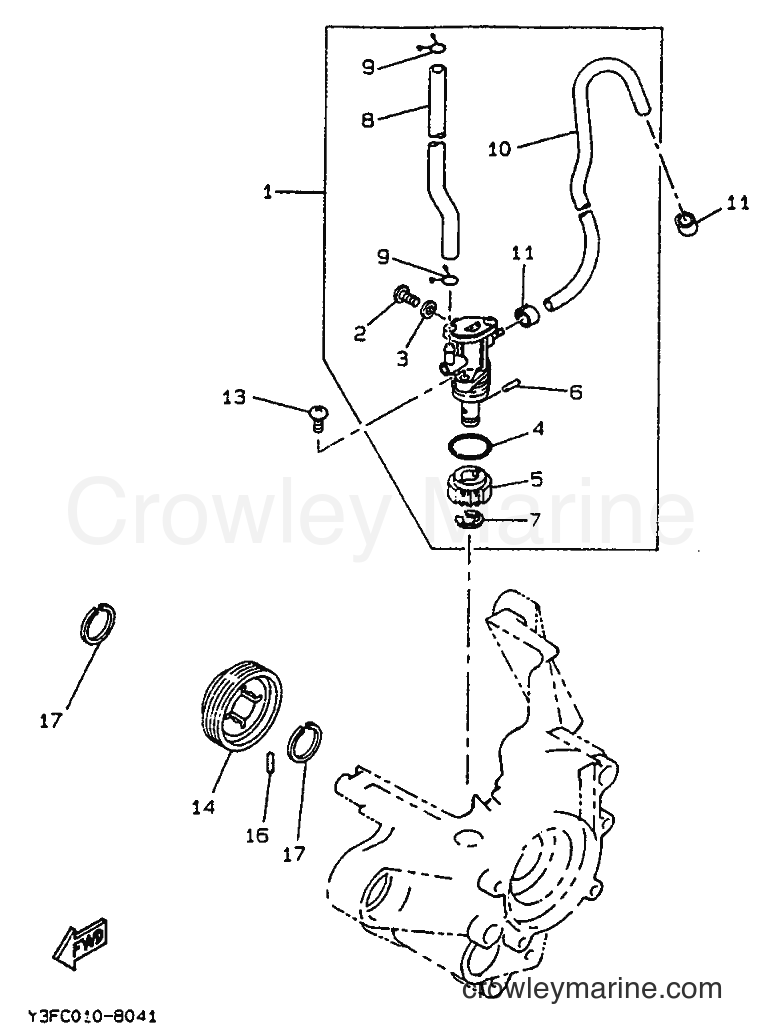 1995 Scooter CW50 - CW50 (4BX6) [999] - OIL PUMP