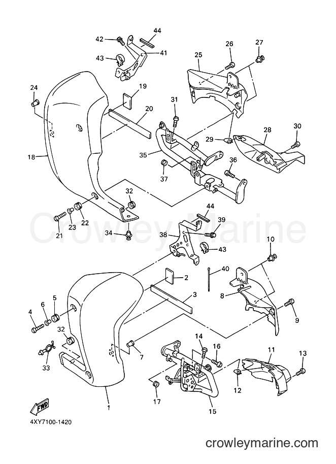 2012 Cruiser XVZ13TFS - XVZ13TFS (1BM9) [010] - COWLING 2