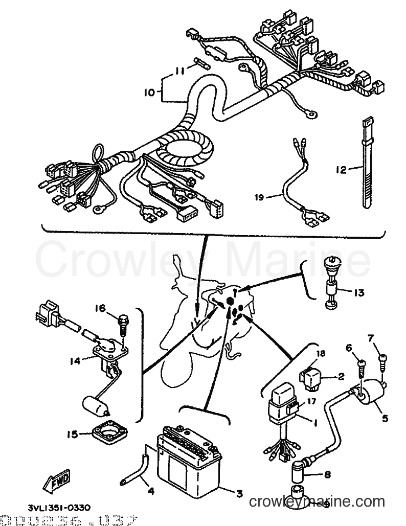 1994 Scooter CW50 - CW50 (3WV5) [999] - ELECTRICAL 2