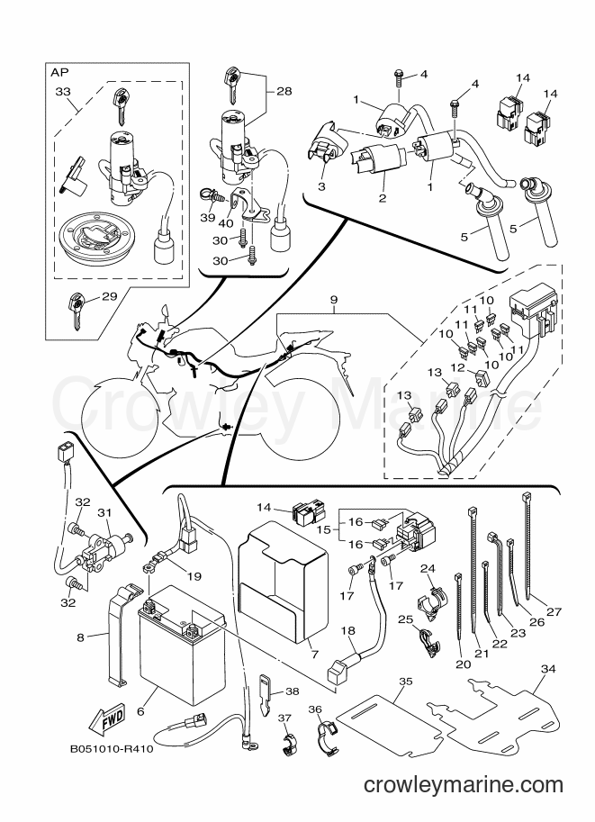 2016 Street Bike MT320 - MT320 (B051) [010] - ELECTRICAL 1