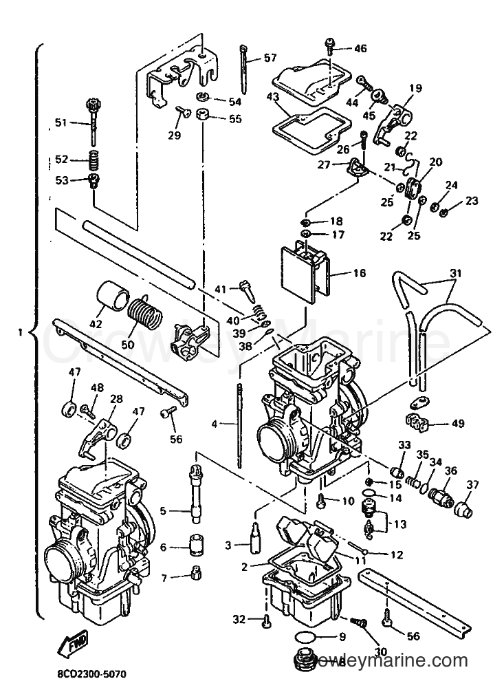 Yamaha Motors VX500ST (8BR2) [010] - CARBURETOR