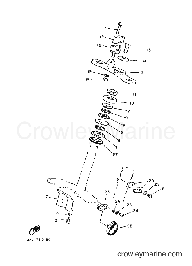 1992 Dirt Bike PW80 - PW80 (3RV5) [010] - STEERING