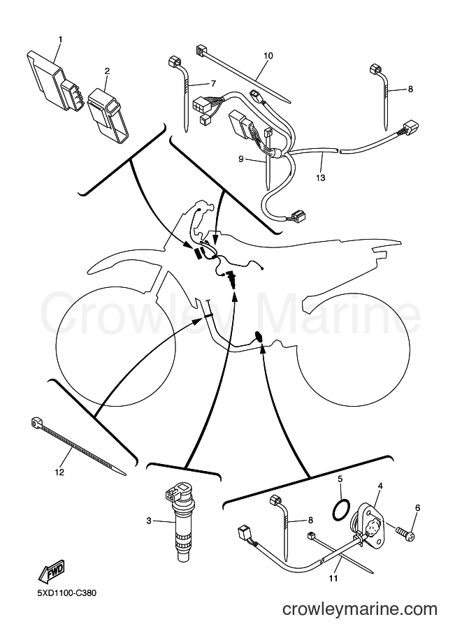 2004 Dirt Bike YZ450F - YZ450F (5XD2) [020] - ELECTRICAL 1