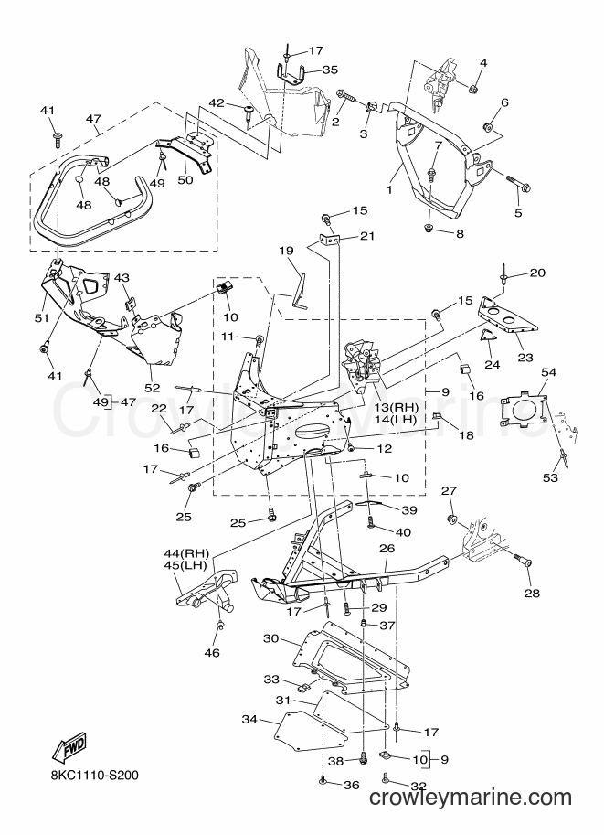 Yamaha Motors SRS10MS62 (8KC2) [010] - FRAME 1