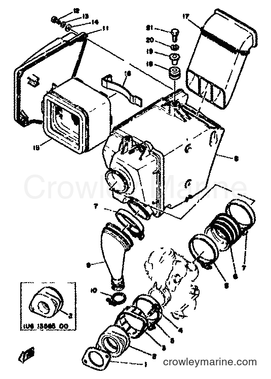 1978 Street Bike SR500 - SR500 (2J4) [999] - INTAKE
