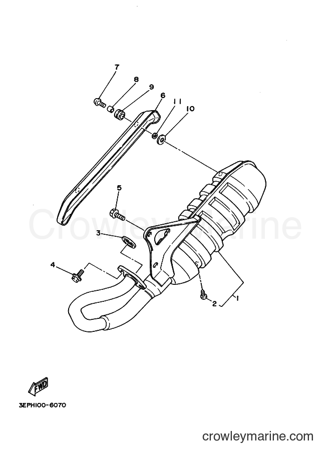 Yamaha Motors SH50 (3EPT) [010] - EXHAUST