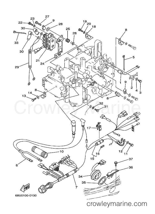 Yamaha Motors FT25B (68U) [030] - ELECTRICAL 2