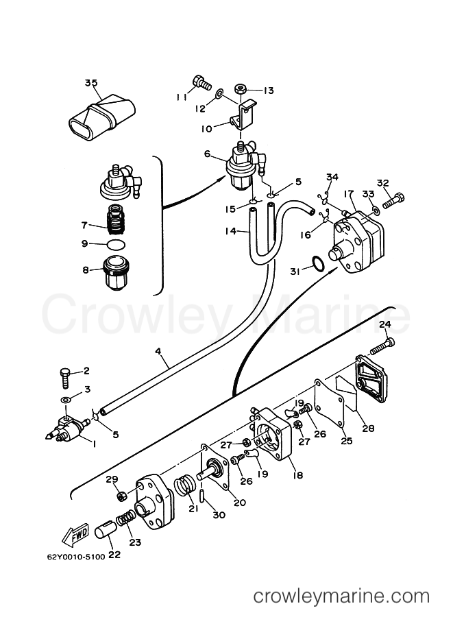 Yamaha Motors T50TLR (64J) [050] - FUEL