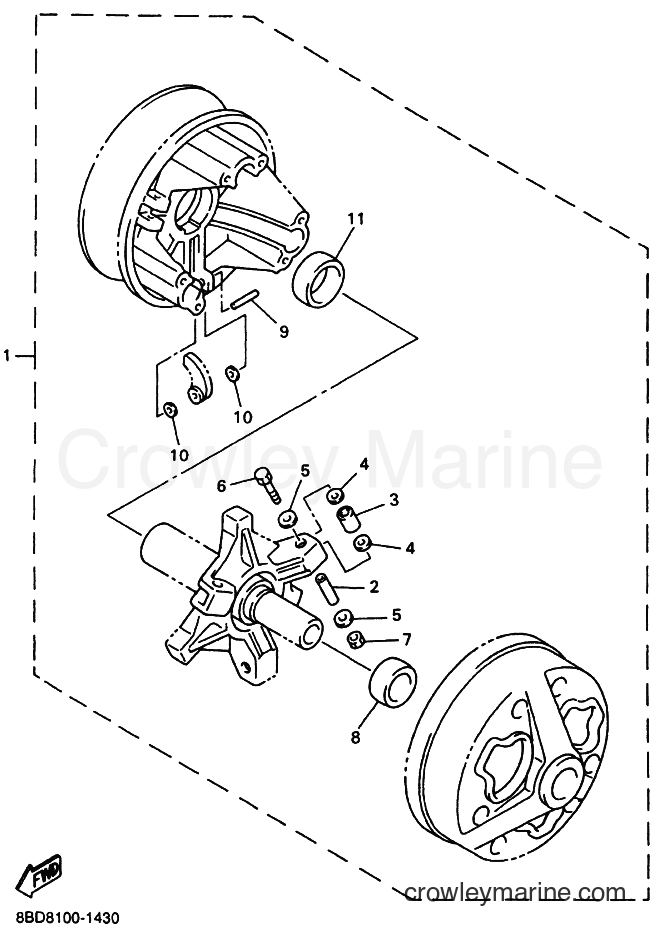 2000 Snowmobile BR250T - BR250T (8BD7) [030] - ALTERNATE (DRIVE)