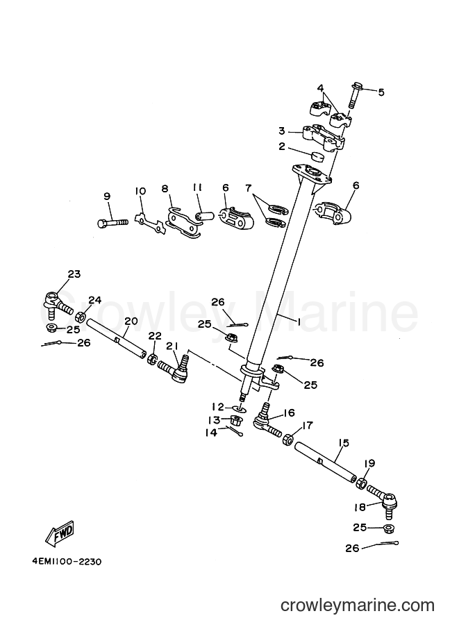 Yamaha Motors YFM80 (4EMC) [999] - STEERING