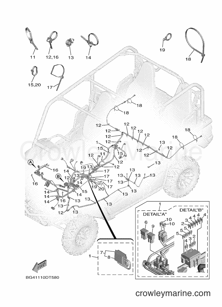 Yamaha Motors YXF850E (BG4E) [010] - ELECTRICAL 3