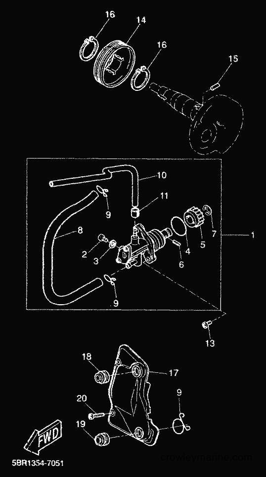 2000 Scooter YQ50 - YQ50 (5HEK) [010] - OIL PUMP