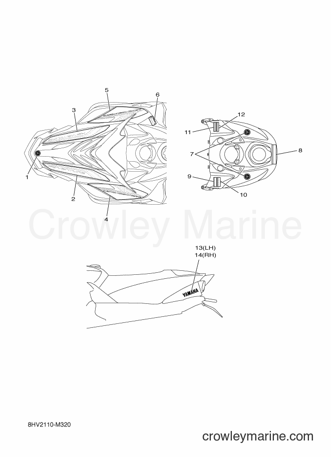 2013 Snowmobile RS10R - RS10R (8HV2) [020] - EMBLEM