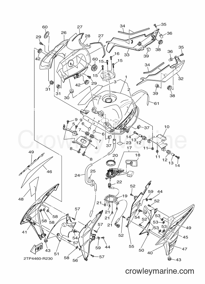 Yamaha Motors FZ150 (2TP4) [010] - FUEL TANK