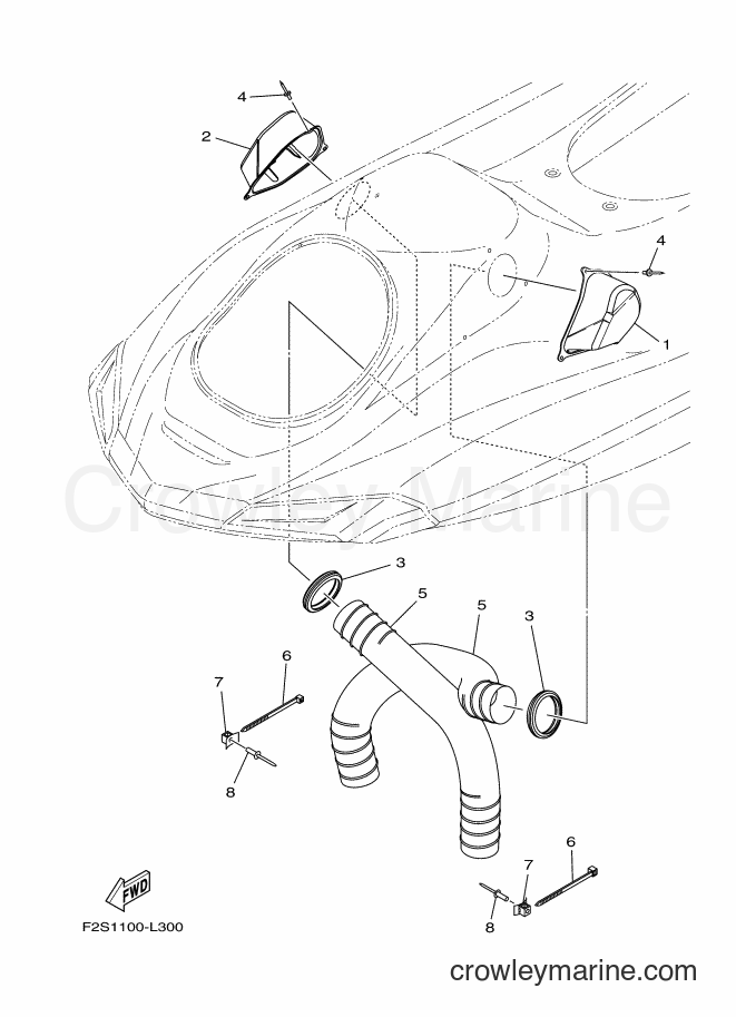 Yamaha Motors FB1800-R (F2TL) [010] - VENTILATION