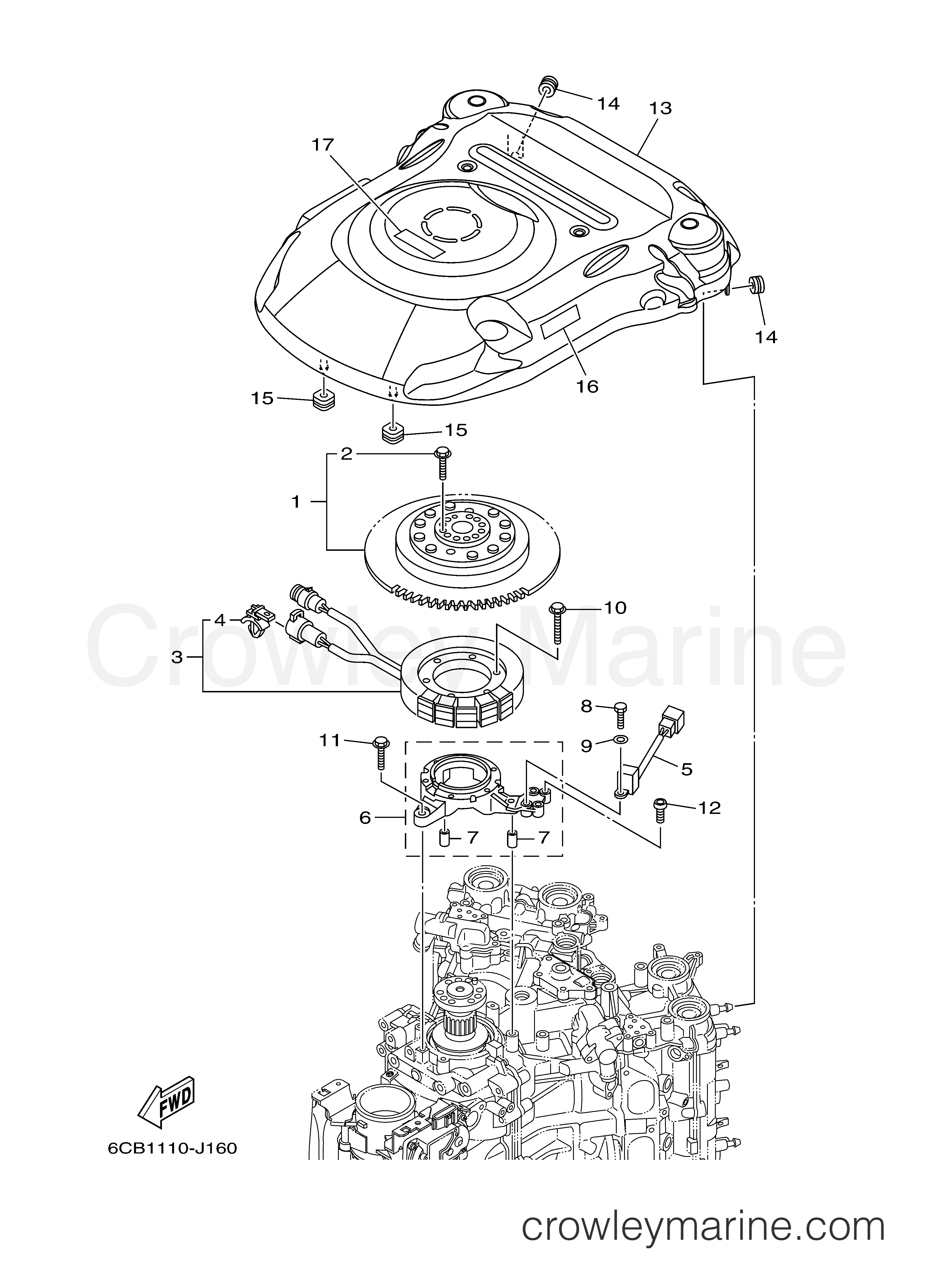 Yamaha Motors VF250LA - GENERATOR