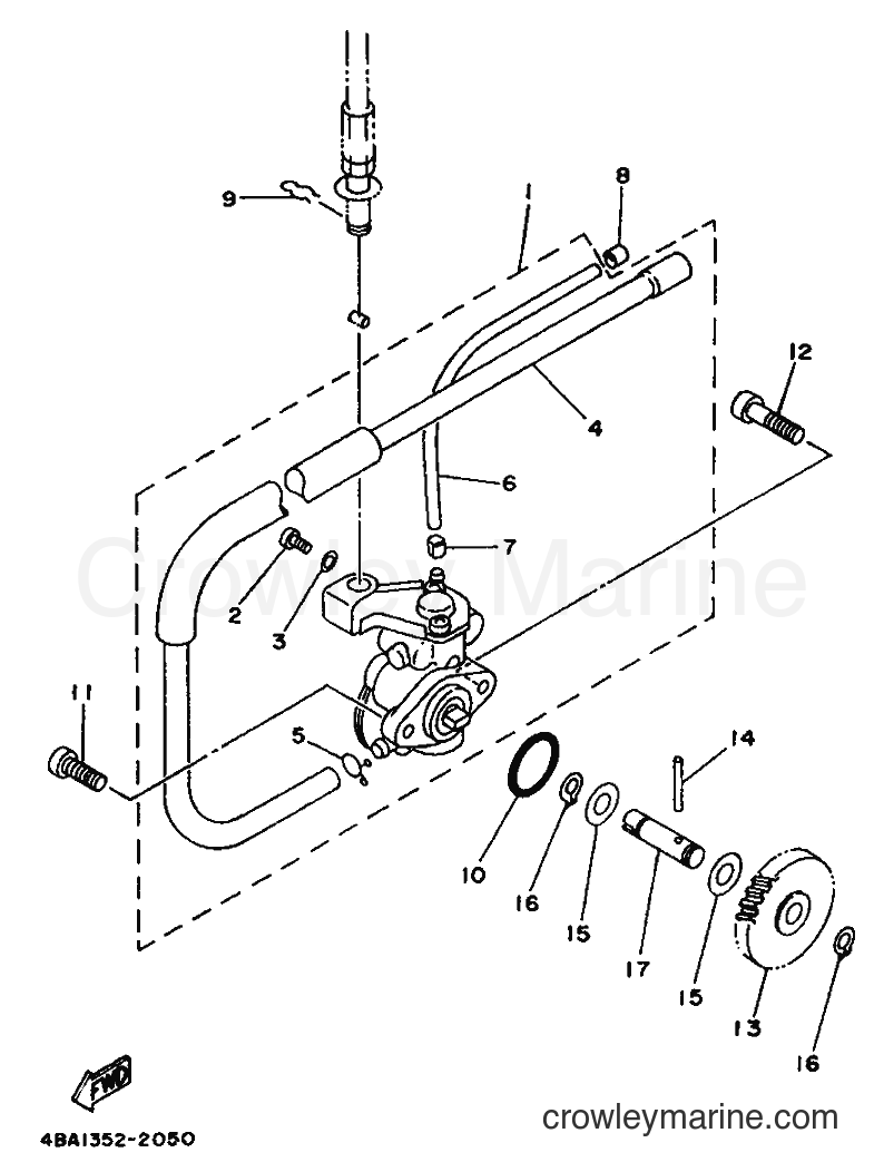 1992 Scooter TZR80RR - TZR80RR (4BA1) [999] - OIL PUMP