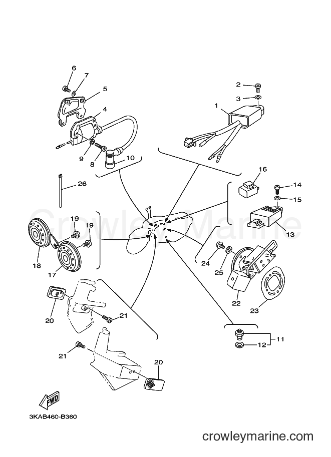 2003 Street Bike RX-K - RX-K (3KAB) [010] - ELECTRICAL 1
