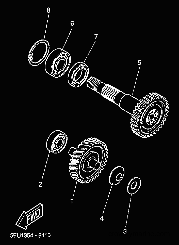 2000 Scooter YH50 - YH50 (5FV3) [020] - TRANSMISSION