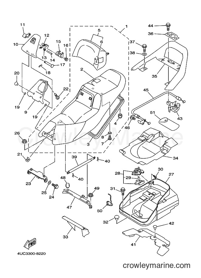 1998 Scooter YP250D - YP250D (5DF1) [030] - SEAT