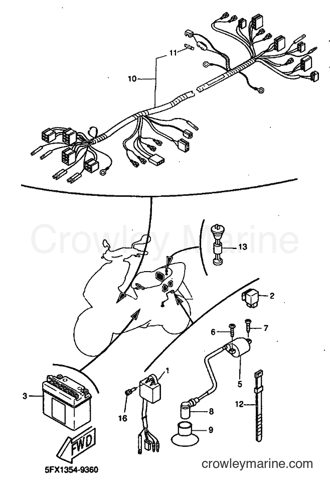 1999 Scooter CW50RS - CW50RS (5JK1) [010] - ELECTRICAL 2