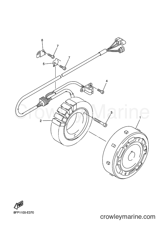 Yamaha Motors RX10 (8FP1) [020] - GENERATOR