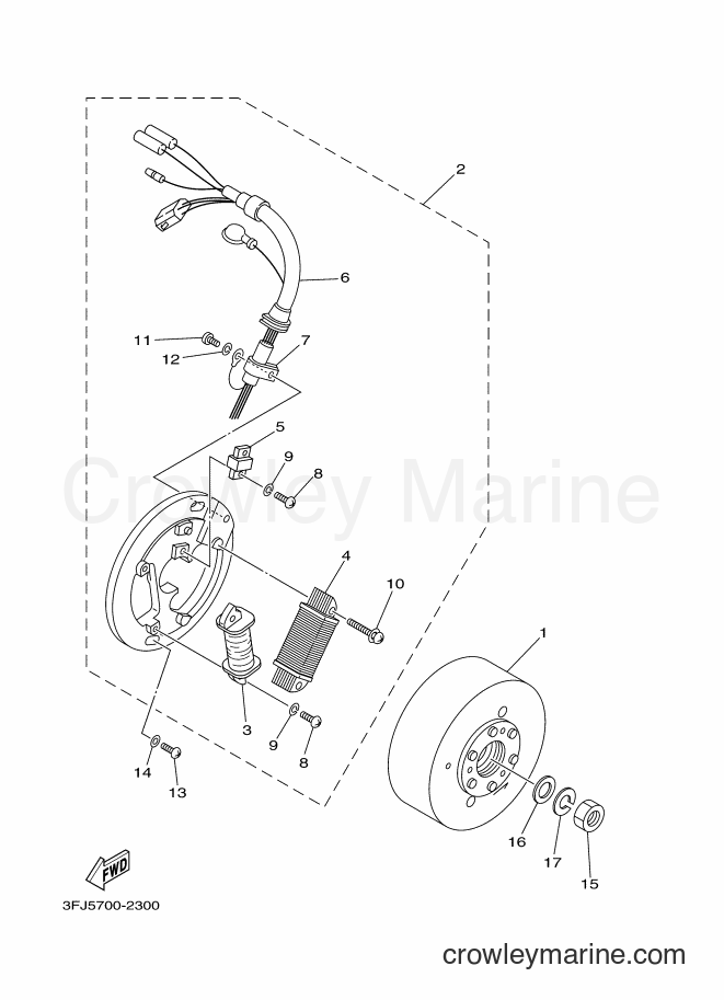 1992 Dirt Bike DT175 - DT175 (3FJ5) [010] - GENERATOR