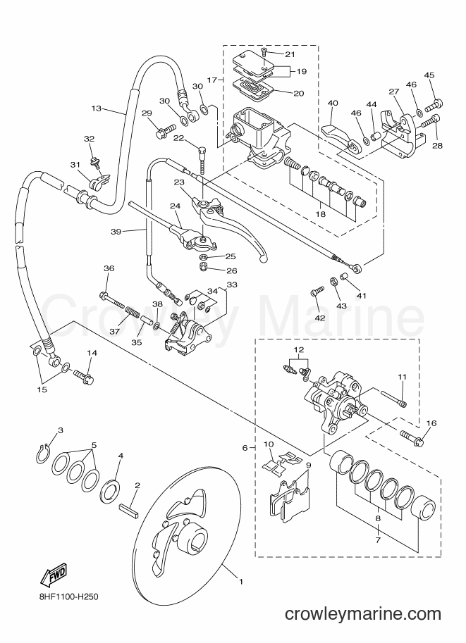 2009 Snowmobile RS10SUV - RS10SUV (8HP2) [010] - BRAKE