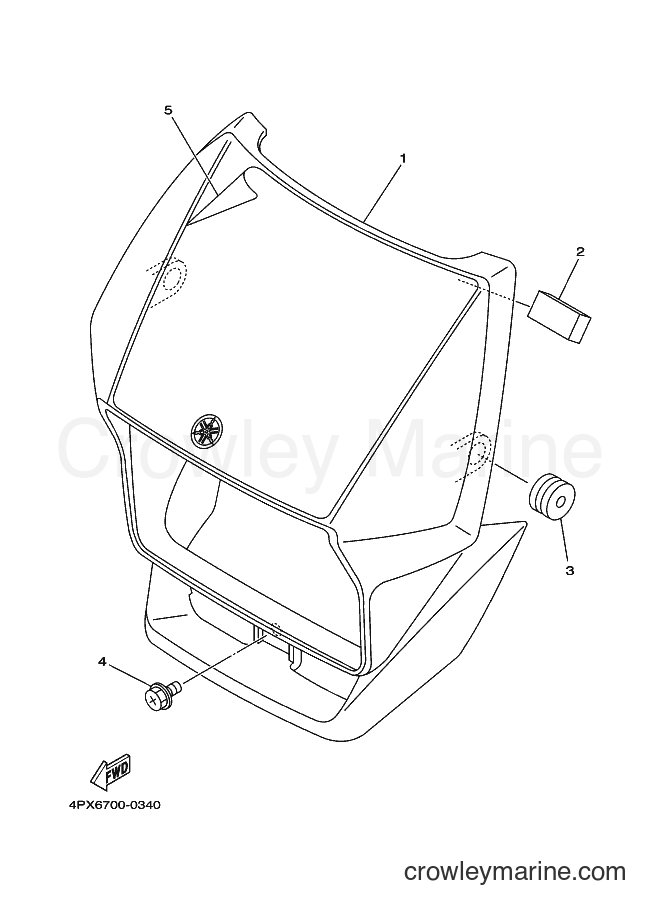 2002 Dirt Bike TT250R - TT250R (4PX8) [010] - COWLING 1