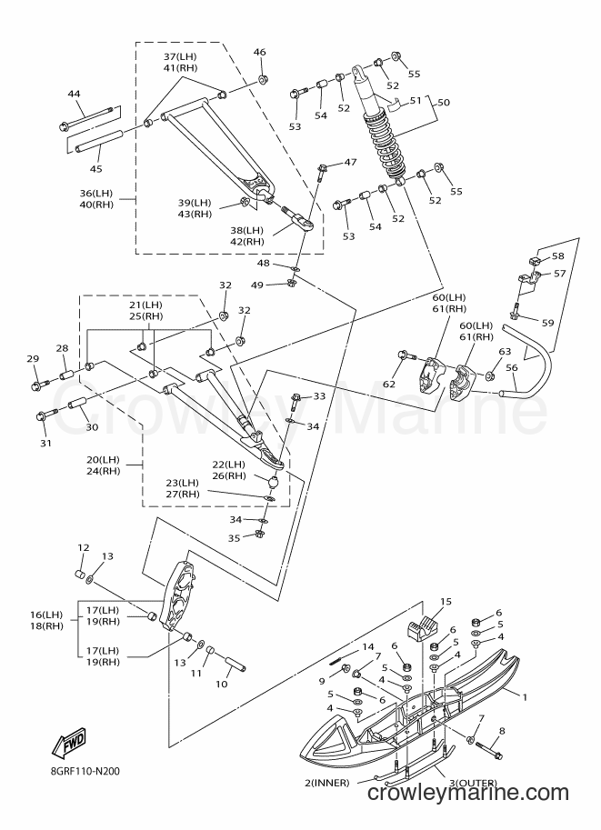 2014 Snowmobile RPZ50MP - RPZ50MP (8GRF) [020] - SKI