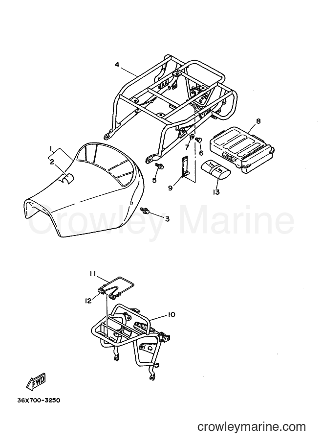 Yamaha Motors AG200E (3GX6) [010] - SEAT