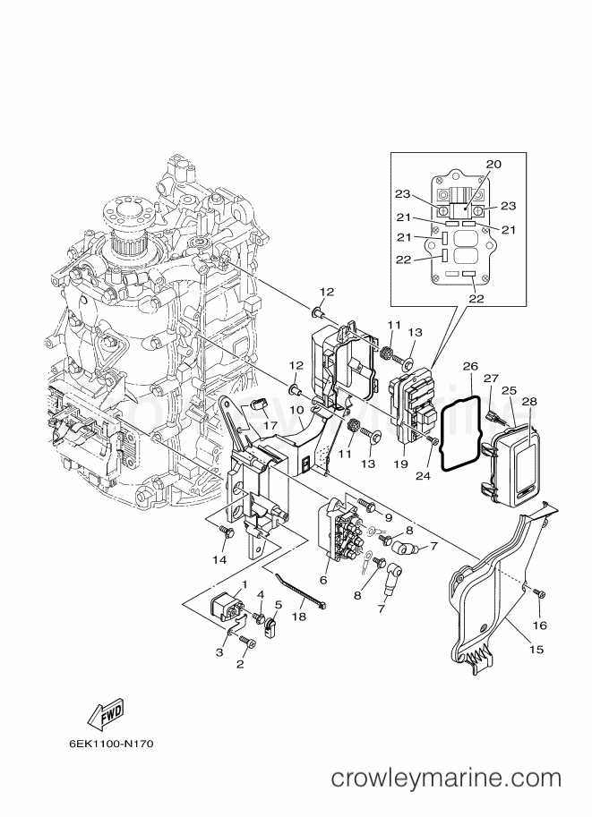 Yamaha Motors LF115XB-2014 (6EL1) [020] - ELECTRICAL 2